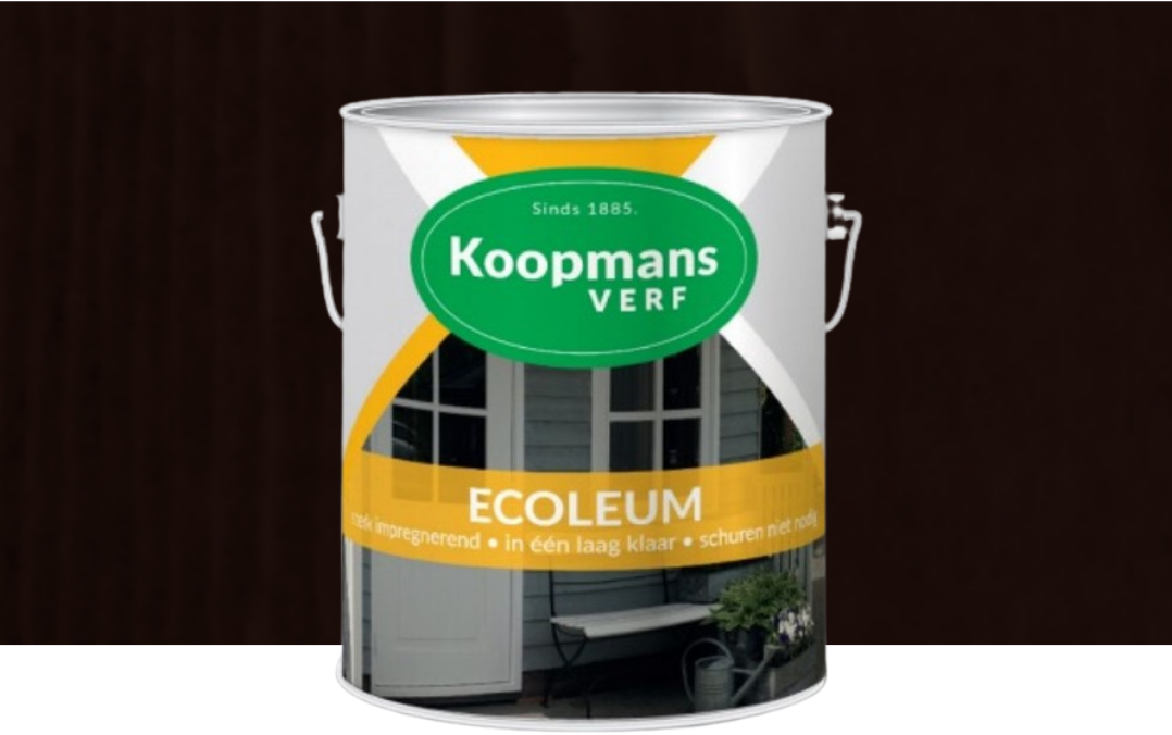 Verstikken zondag Aanpassen Koopmans Ecoleum Zwart 2.5 liter VerfGoedkoop